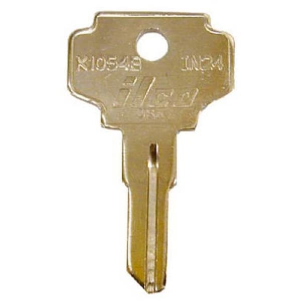 Dormakaba Kaba IN24-K1054B Key Blank For Bargman; Pack Of 10 556954 - main